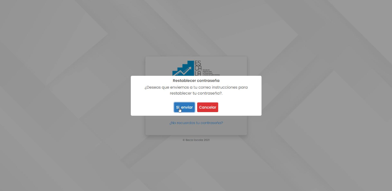 Restablecer contraseña